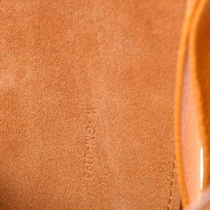Celine Crisped Calfskin Medium Hobo Saffron 7 of 9