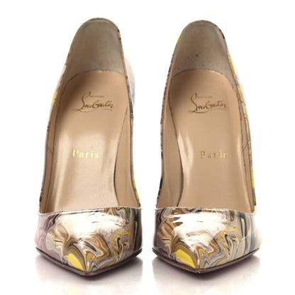 Christian Louboutin Patent Marble Swirl So Kate 120 Pumps 37.5 Multicolor 3 of 9