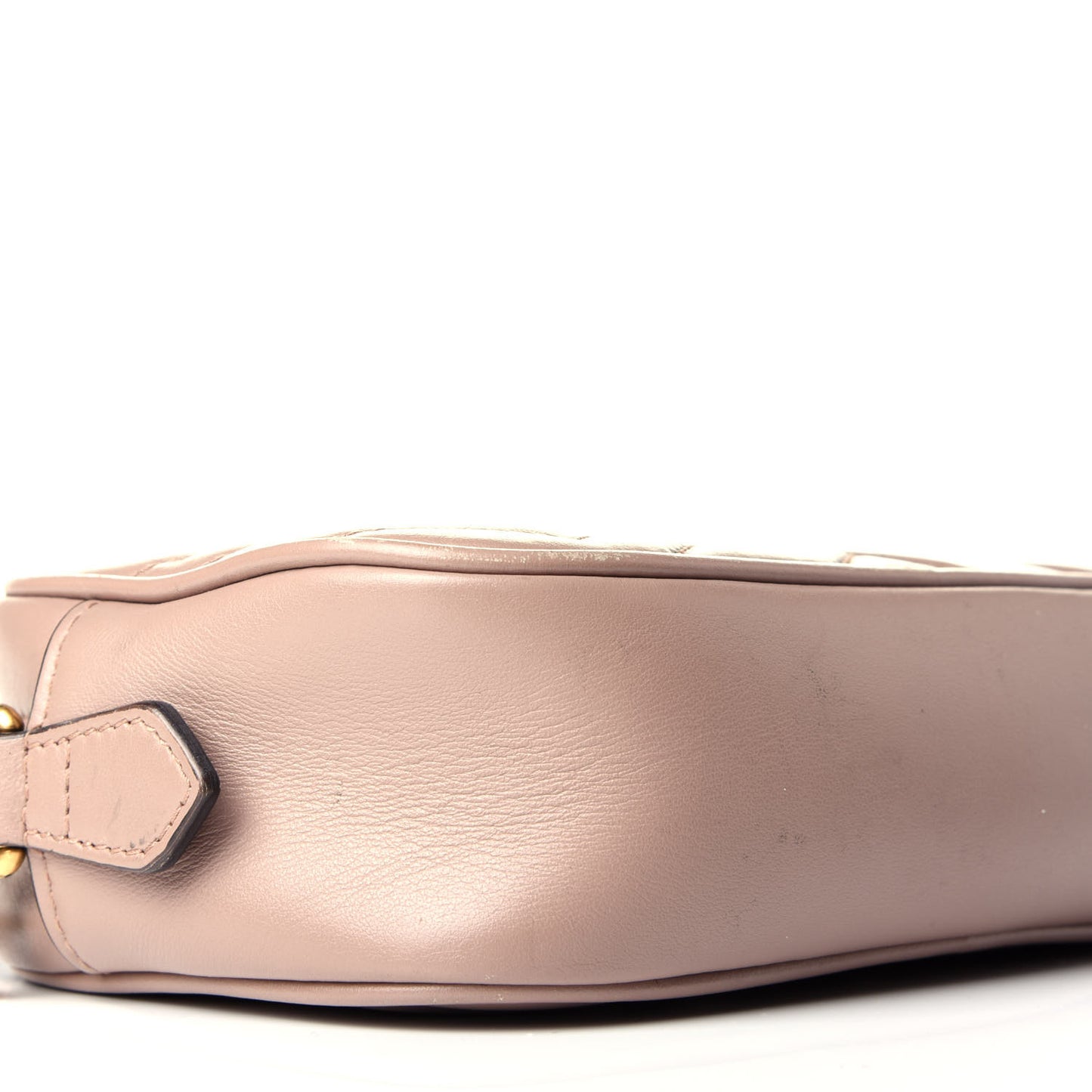 Calfskin Matelasse Mini GG Marmont Chain Shoulder Bag Porcelain Rose