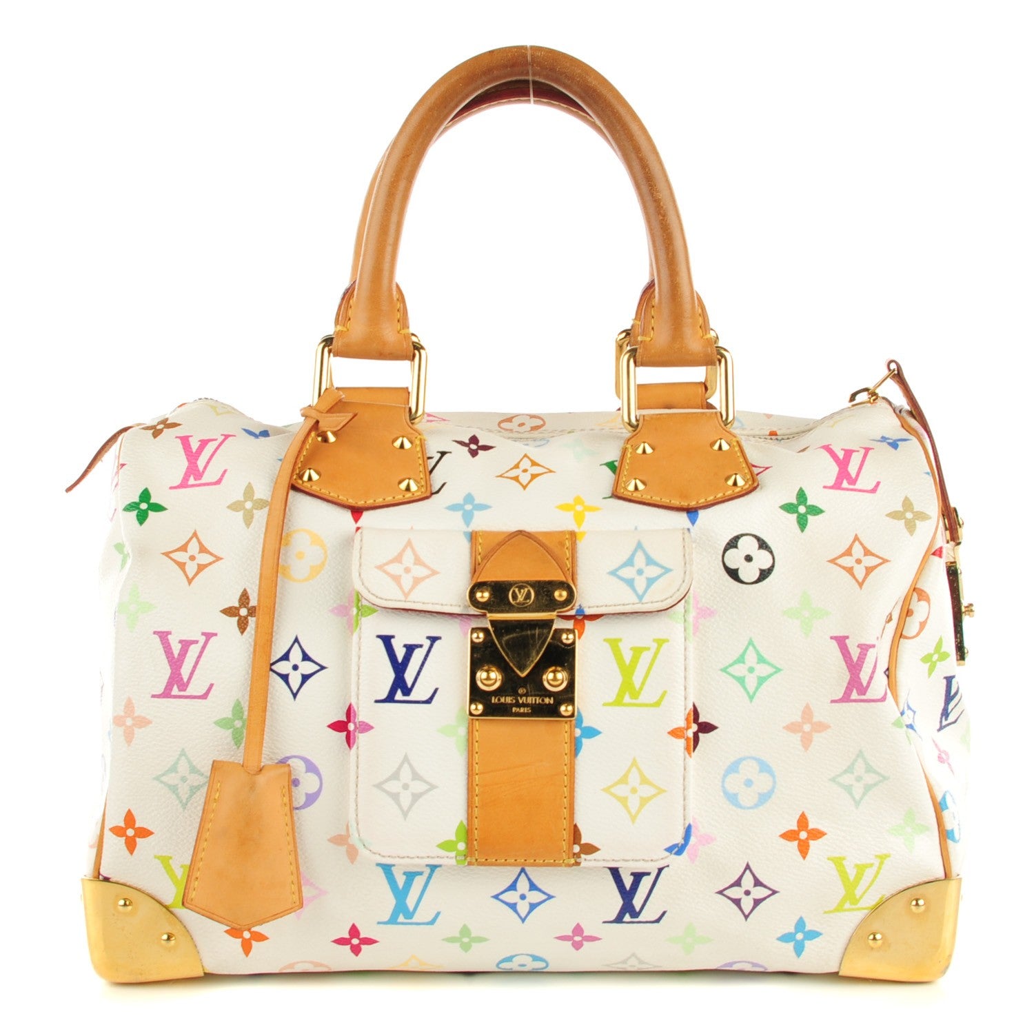 Louis Vuitton Monogram Multicolor Speedy 30 White 1 of 9