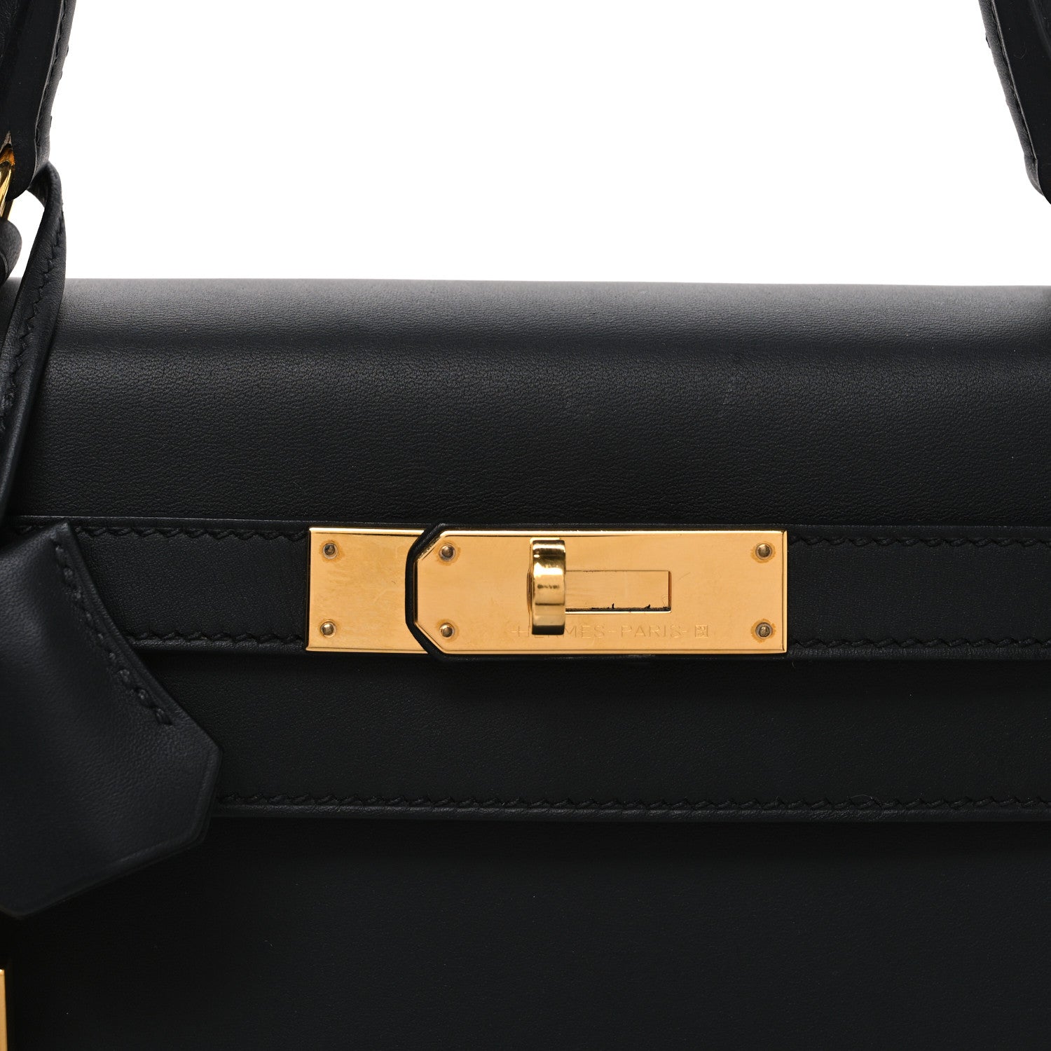 Hermes Sombrero Kelly Sellier 28 Black 8 of 11