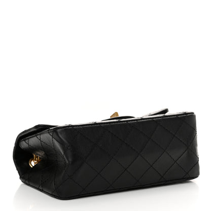 Chanel Aged Calfskin Quilted 2.55 Reissue Mini Flap Black 4 of 12