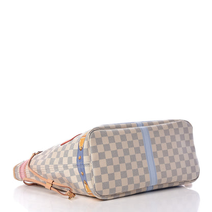 Louis Vuitton Damier Azur Summer Trunks Neo Neverfull MM 5 of 12