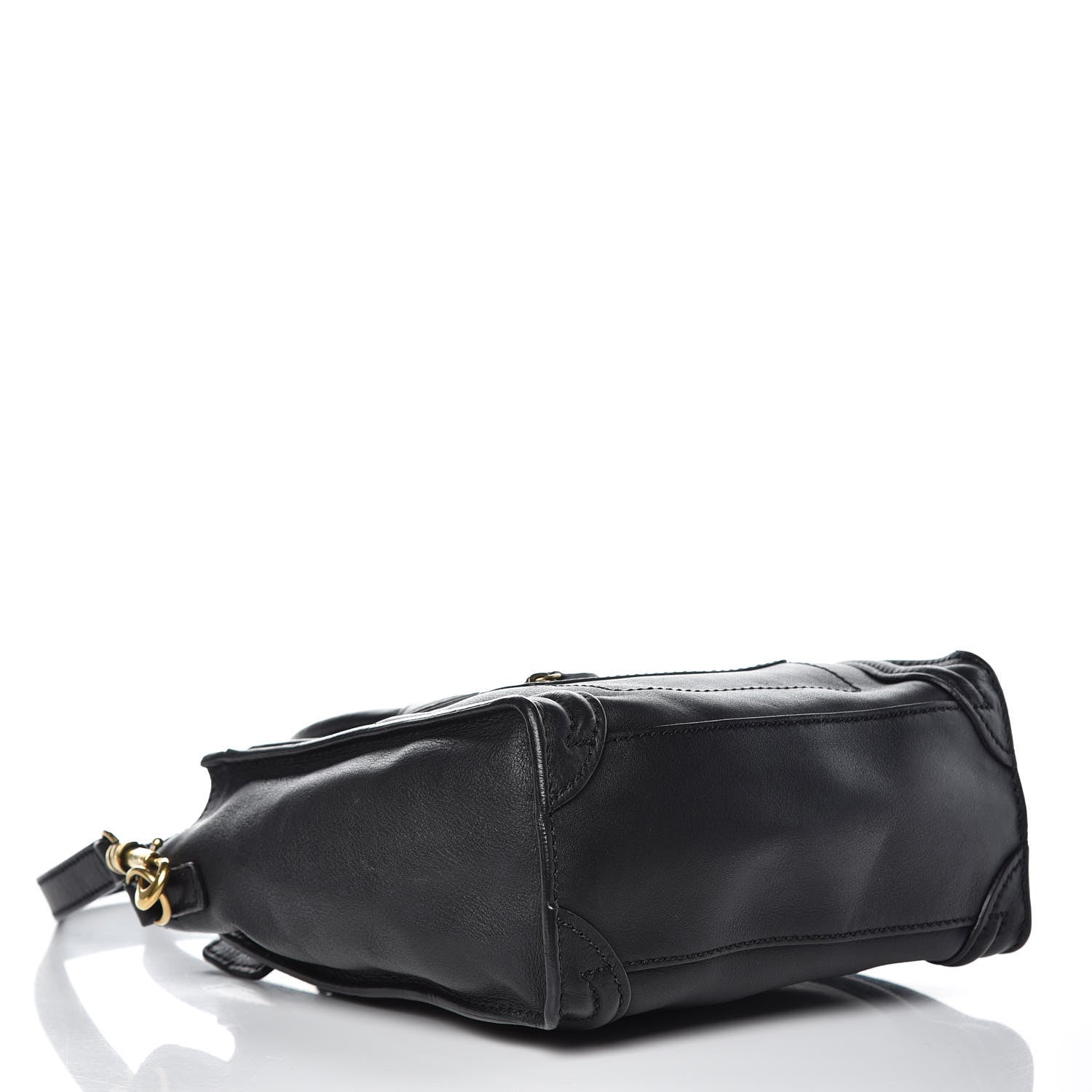 Celine Smooth Calfskin Nano Luggage Black 4 of 12