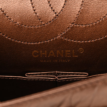 Chanel Metallic Aged Calfskin Quilted 2.55 Reissue 225 Flap Bronze 5 of 14