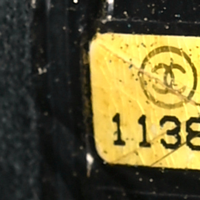 Chanel Coated Canvas Quilted Large Paris Biarritz Tote Black 7 of 12