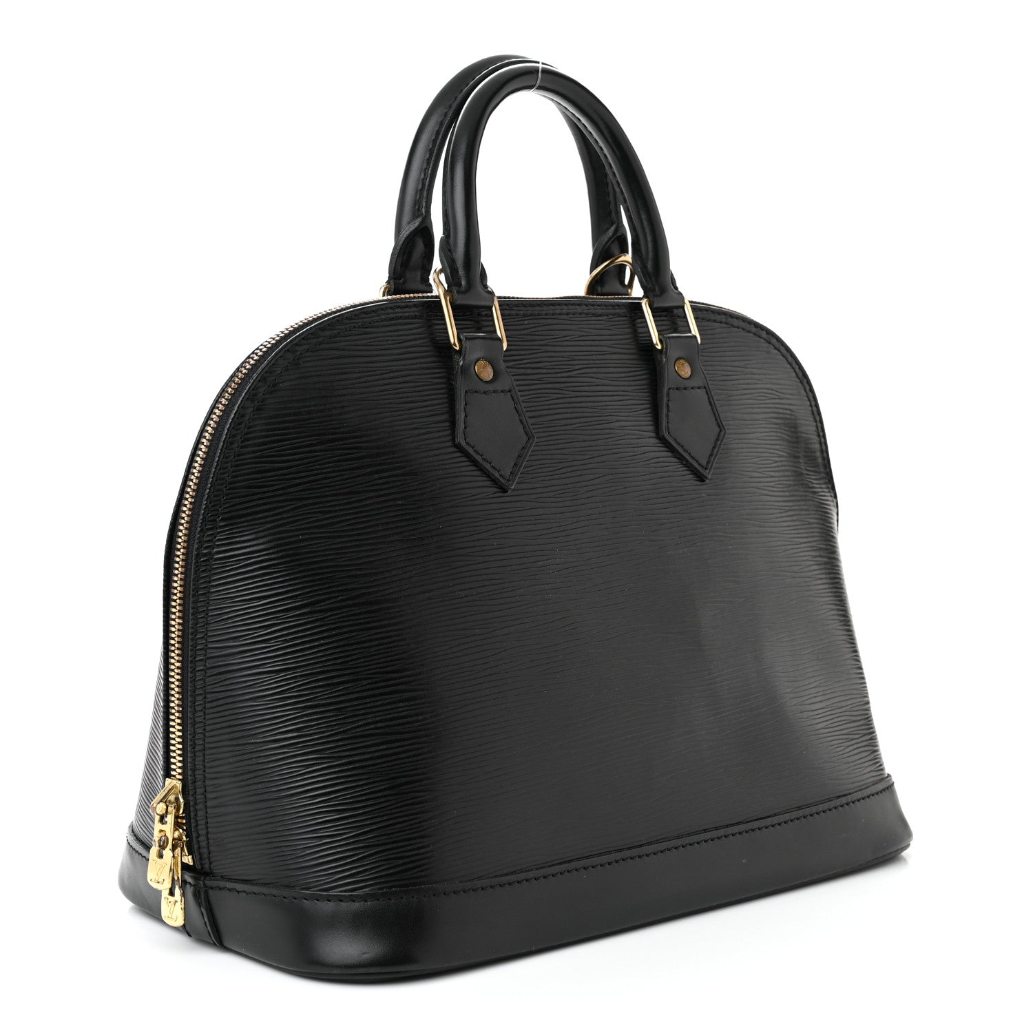 Louis Vuitton LOUIS VUITTON Epi Alma PM Black 3 of 12