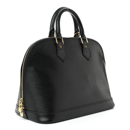 Louis Vuitton LOUIS VUITTON Epi Alma PM Black 3 of 12