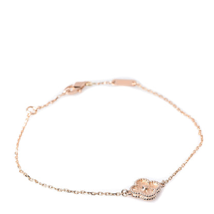 Van Cleef & Arpels 18K Rose Gold Sweet Alhambra Bracelet 1 of 7