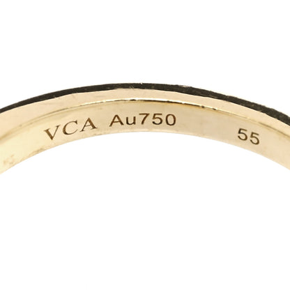 Van Cleef & Arpels 18K Yellow Gold Diamond Small Frivole Ring 55 7.25 4 of 5