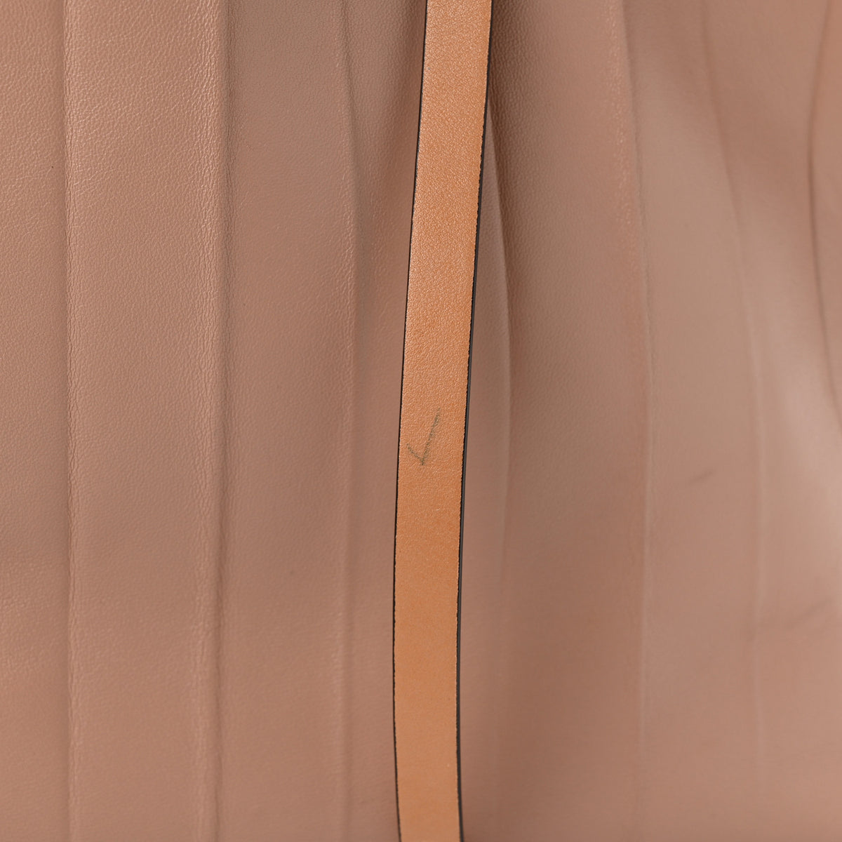 Calfskin Pleated Tote Dusty Rose