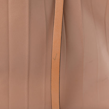 Valentino Garavani Calfskin Pleated Tote Dusty Rose 12 of 13