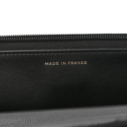 Chanel Caviar Quilted Crystal CC Wallet On Chain WOC Black 7 of 12