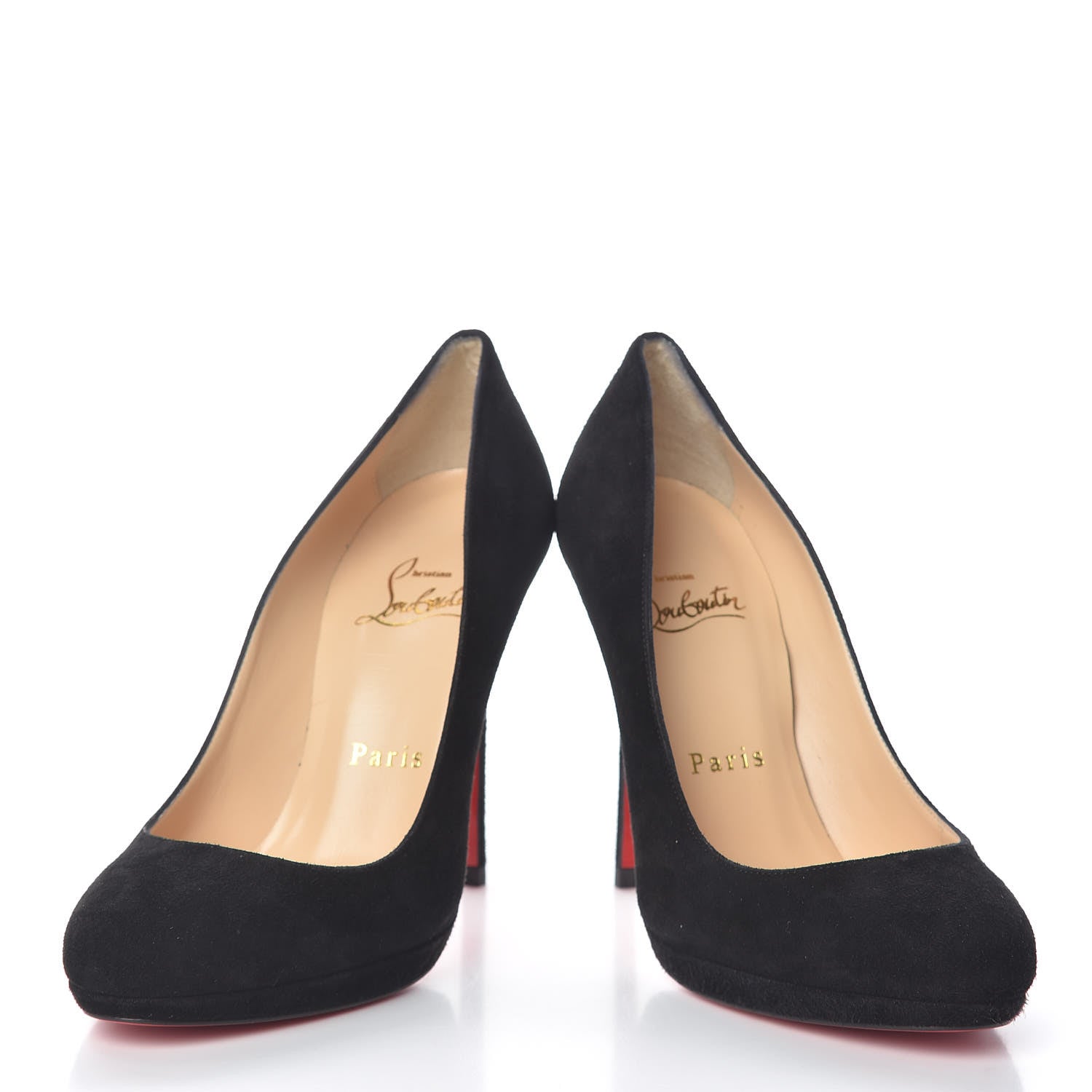 Christian Louboutin Suede Filo 120 Pumps 35 Black 6 of 17