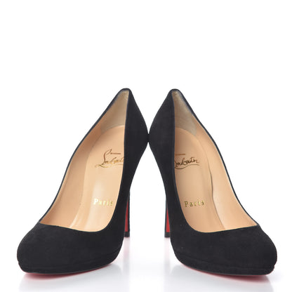 Christian Louboutin Suede Filo 120 Pumps 35 Black 6 of 17