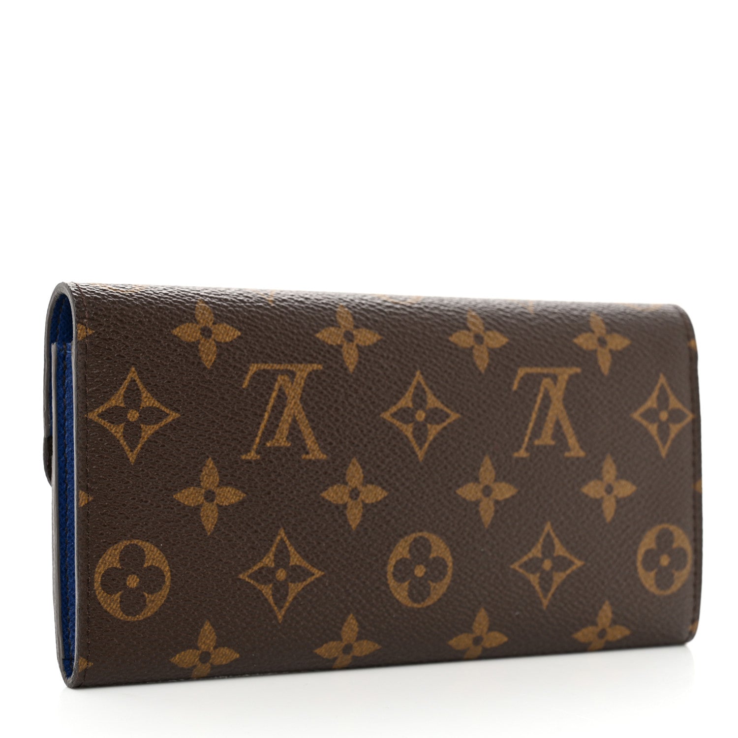 Louis Vuitton Monogram Emilie Wallet Blue 3 of 7