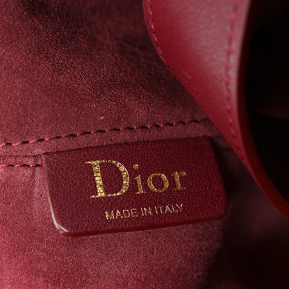 Christian Dior Calfskin Macrocannage Medium Toujours Vertical Tote Burgundy 8 of 12