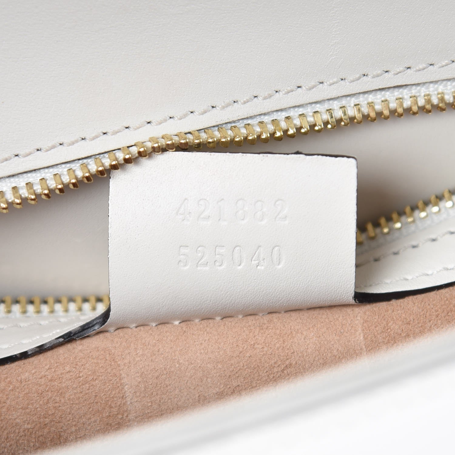 Gucci Calfskin Small Sylvie Shoulder Bag Off White 8 of 13