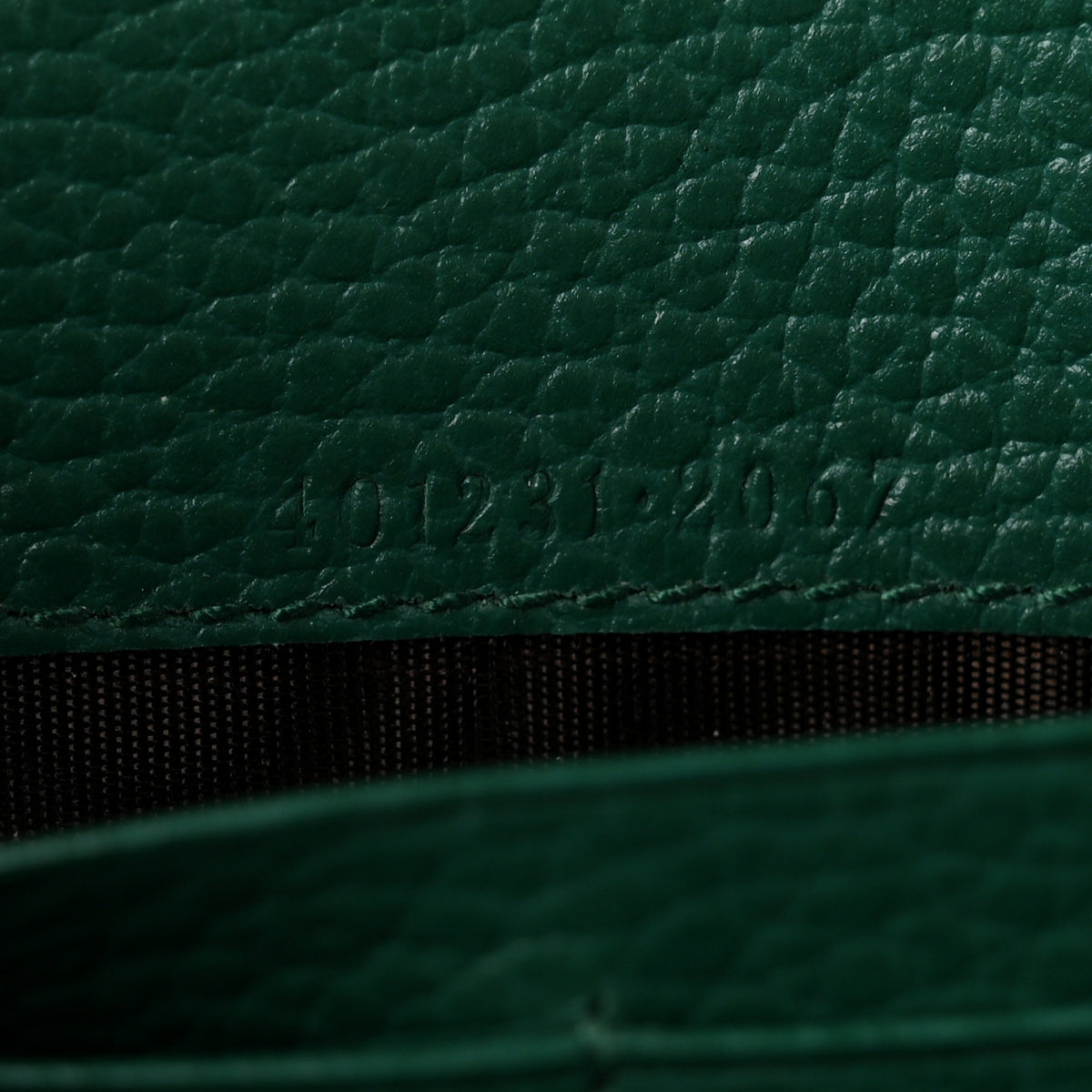 Calfskin Mini Dionysus Chain Wallet Emerald