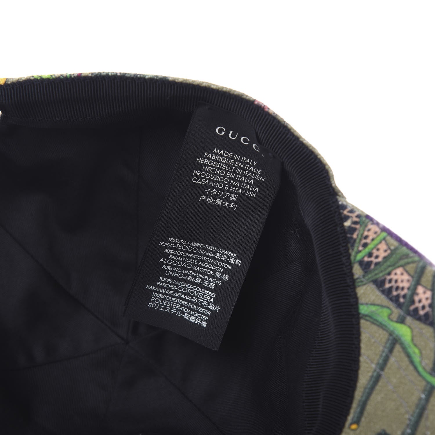 Gucci Cotton Linen Loved Baseball Hat M 7 of 8