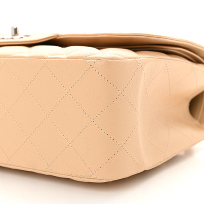 Chanel Caviar Quilted Jumbo Double Flap Beige 10 of 10