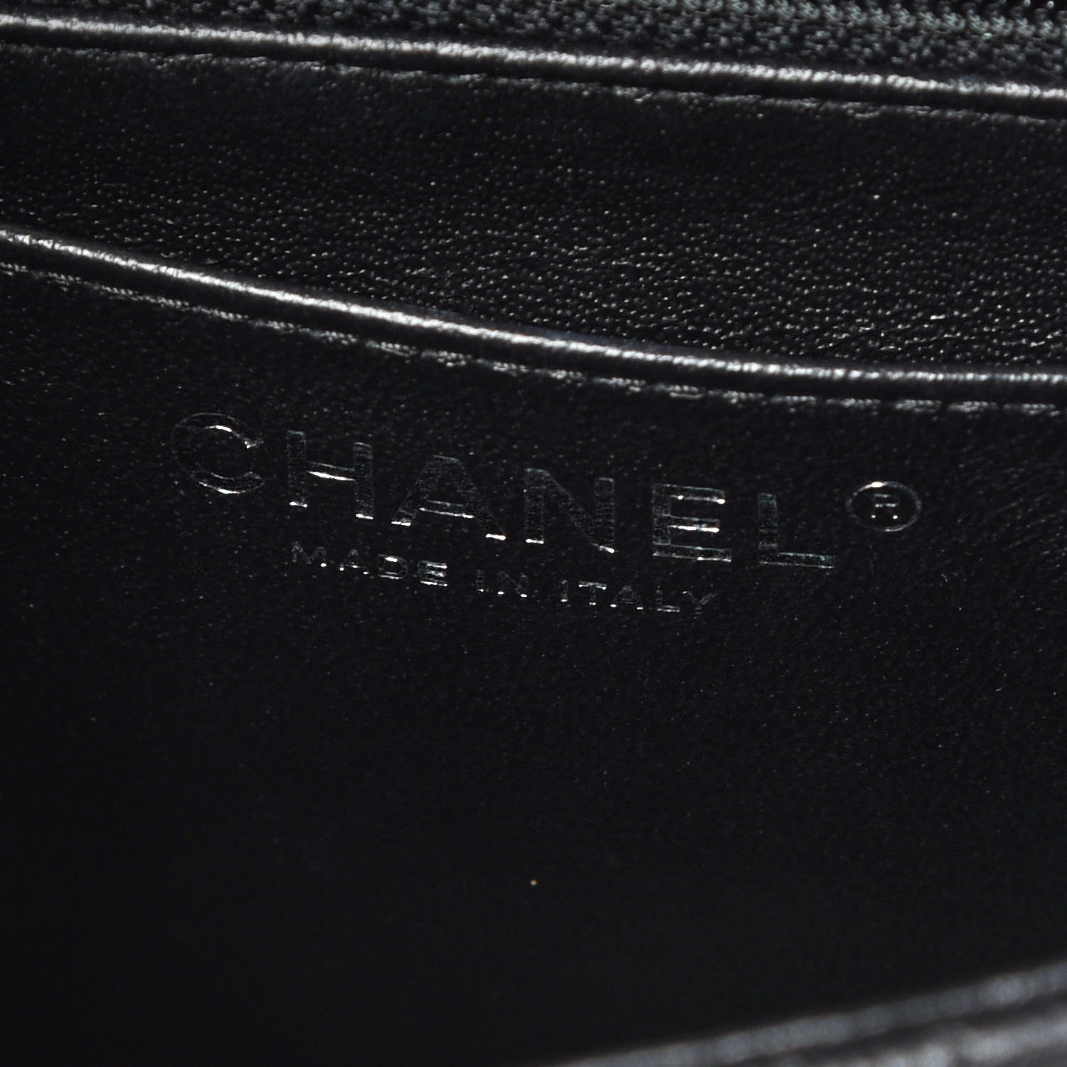 Chanel Crumpled Calfskin Quilted Mini Square Flap So Black 8 of 10