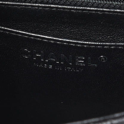 Chanel Crumpled Calfskin Quilted Mini Square Flap So Black 8 of 10