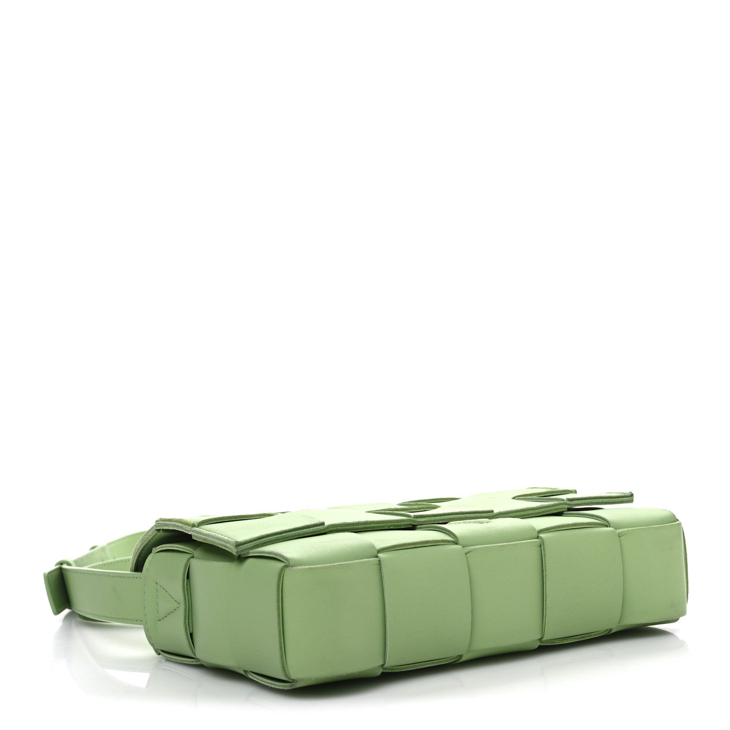 Bottega Veneta Nappa Maxi Intreccio Cassette Bag Pistachio 4 of 11
