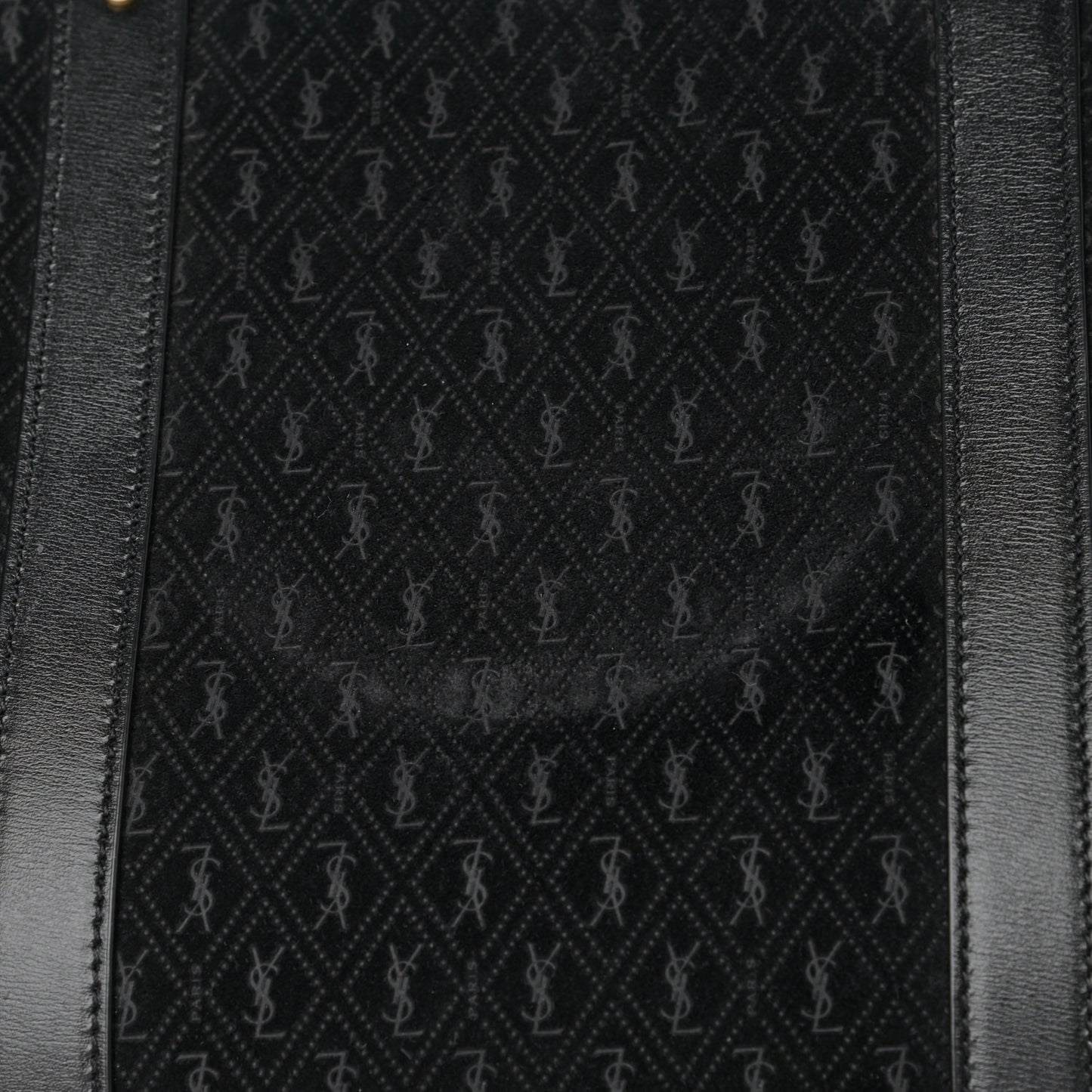 Suede All-Over Monogram Medium Le Monogramme Duffle Black