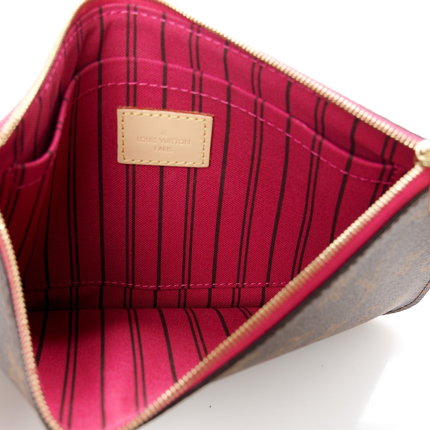 Monogram Neverfull MM GM Pochette Pivoine