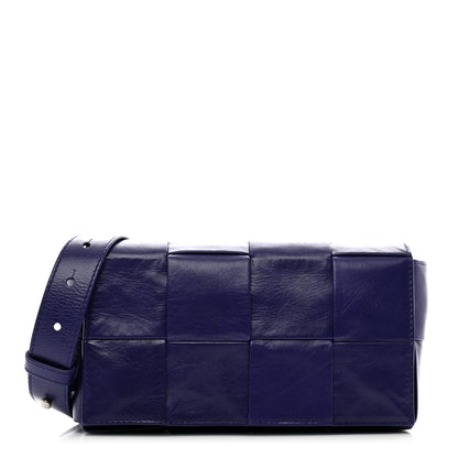 Bottega Veneta Paper Calfskin Intreccio Cassette Belt Bag Unicorn 1 of 11