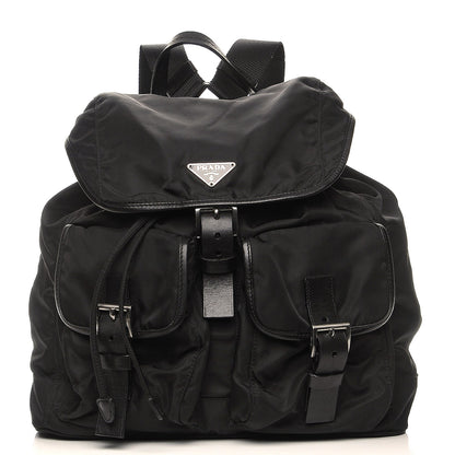 Prada Nylon Vela Medium Backpack Black 1 of 10
