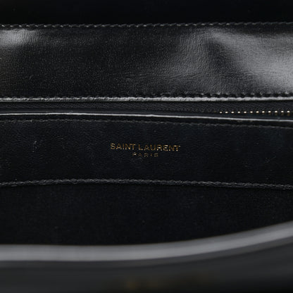 Saint Laurent Shiny Calfskin Medium Uptown Tote Black 6 of 12