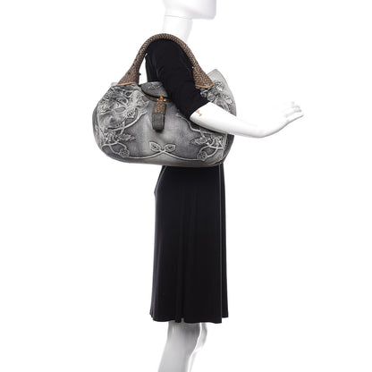 Fendi Denim Squirrel Embroidered Spy Grey 2 of 11
