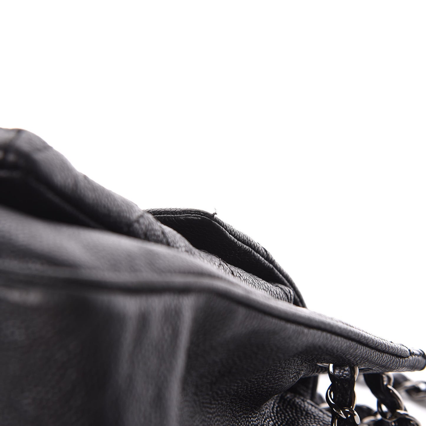 Caviar Mademoiselle Accordion Flap Black