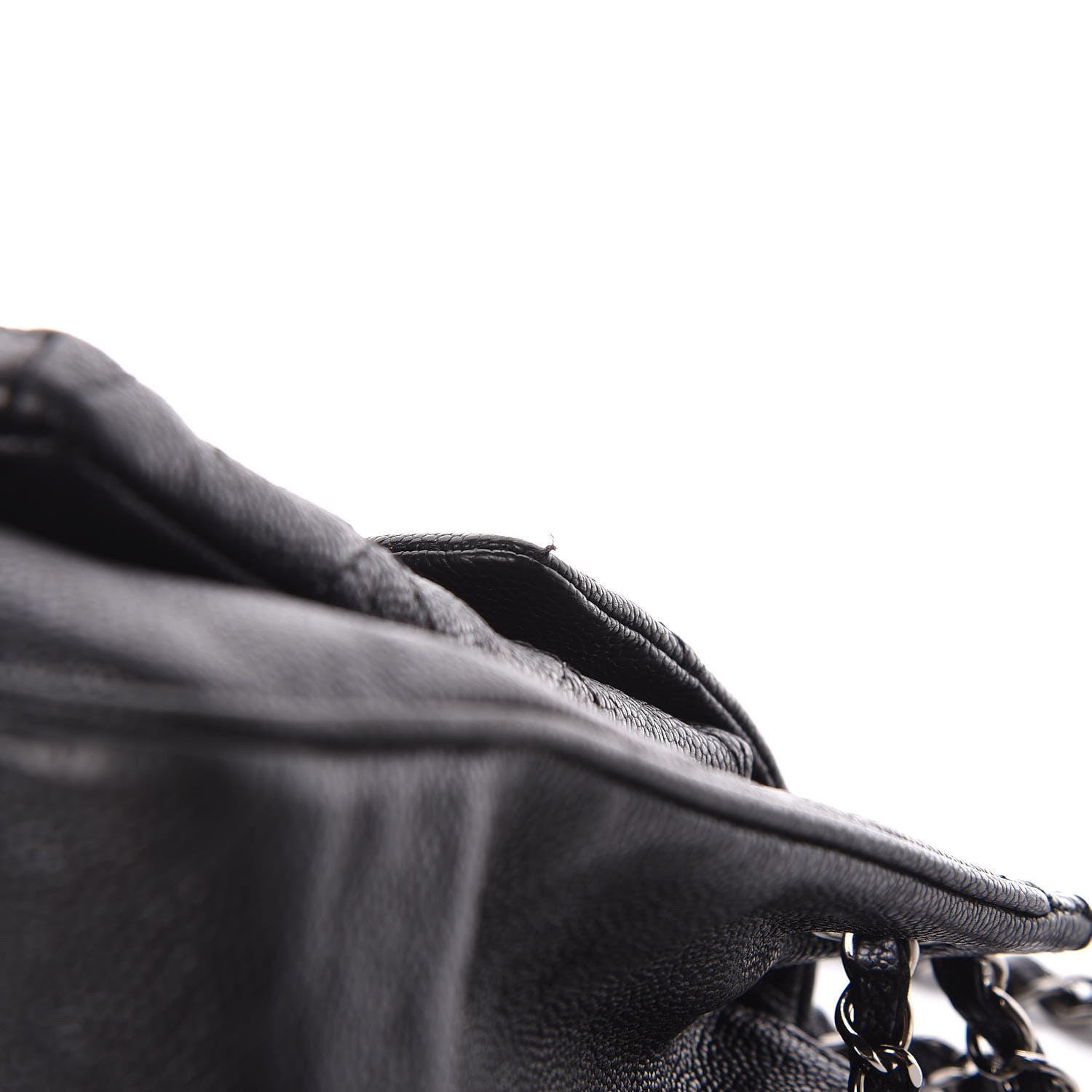 Chanel Caviar Mademoiselle Accordion Flap Black 12 of 13