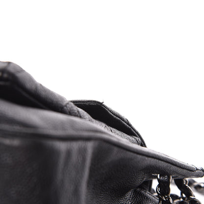 Chanel Caviar Mademoiselle Accordion Flap Black 12 of 13