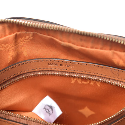 MCM Visetos Heritage Bowler Bag Cognac 7 of 27
