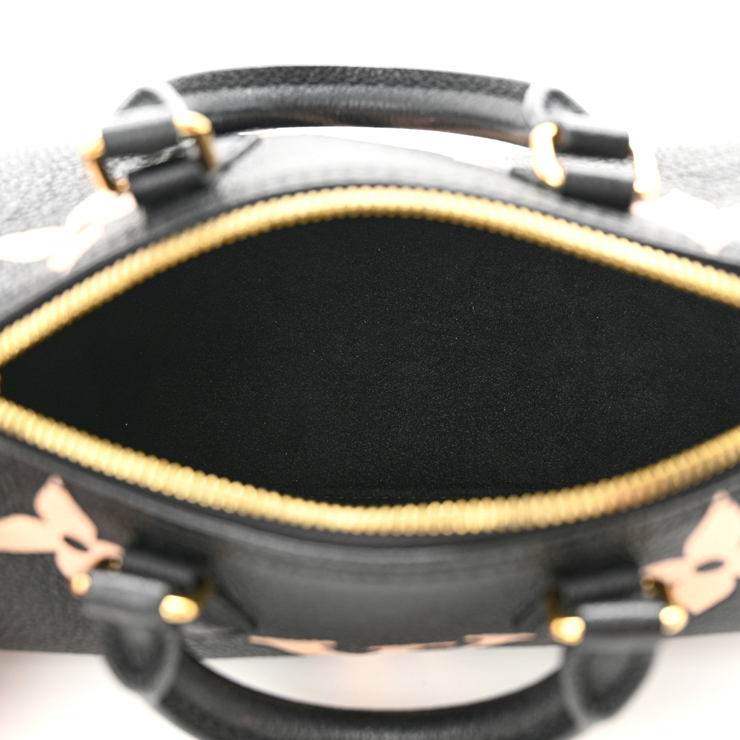 Louis Vuitton Empreinte Monogram Giant Papillon BB Black Beige 5 of 9