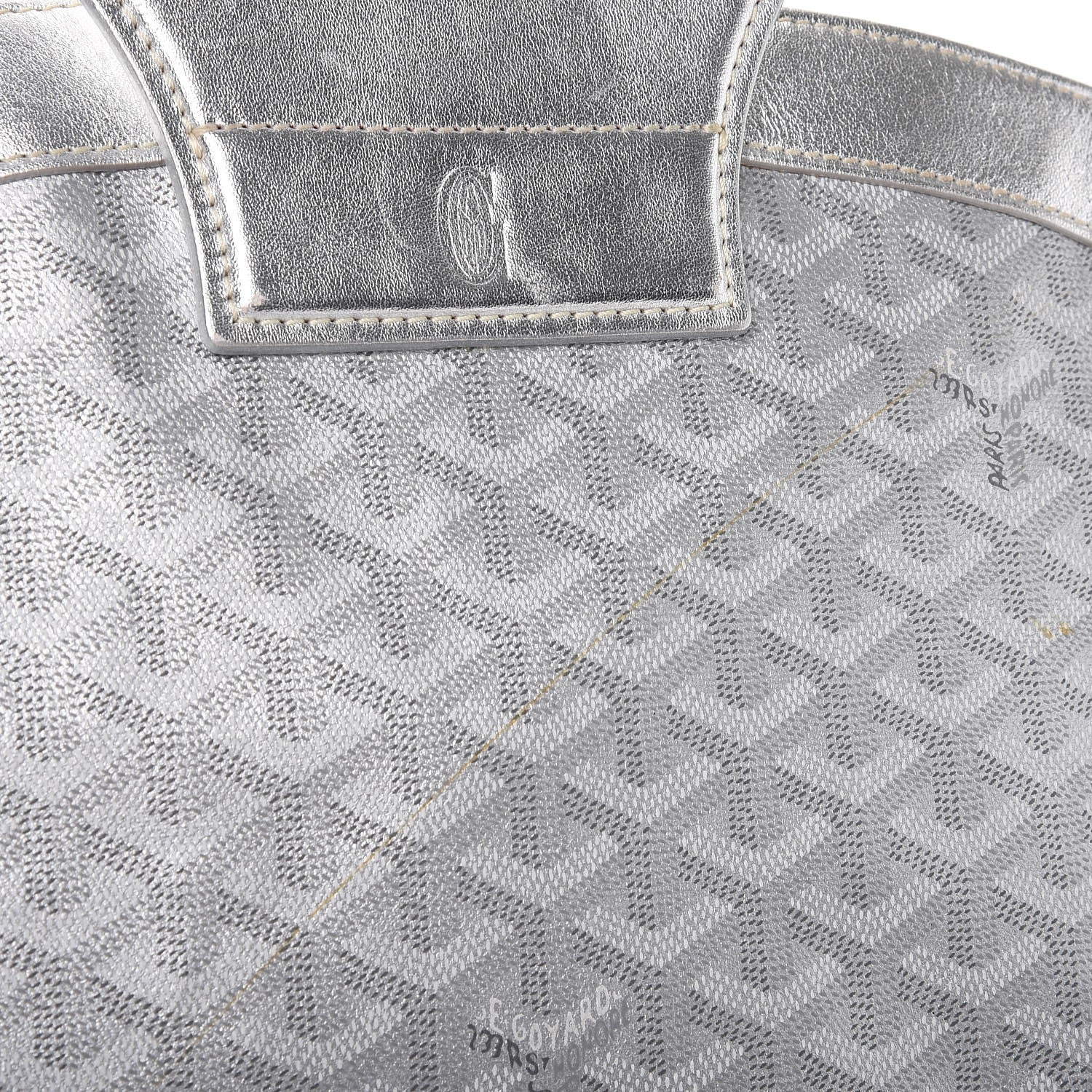 Goyard Goyardine Beluga MM Silver 25 of 27