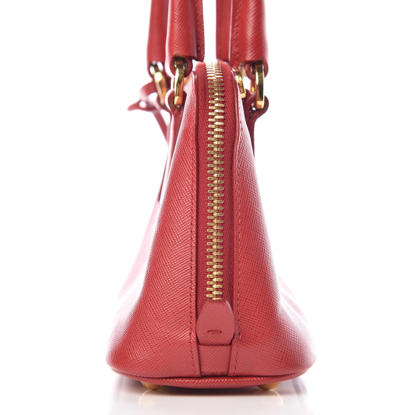 Saffiano Lux Mini Promenade Tote Fuoco