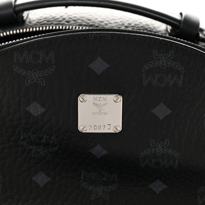 MCM Visetos Medium Stark Backpack Black 8 of 13