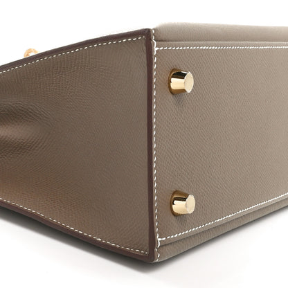 Hermes Epsom Kelly Sellier 25 Etoupe 9 of 10