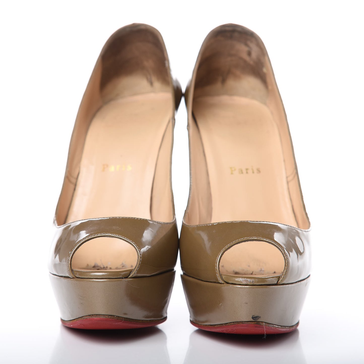 Patent Bambou 140 Pumps 39 Oyster