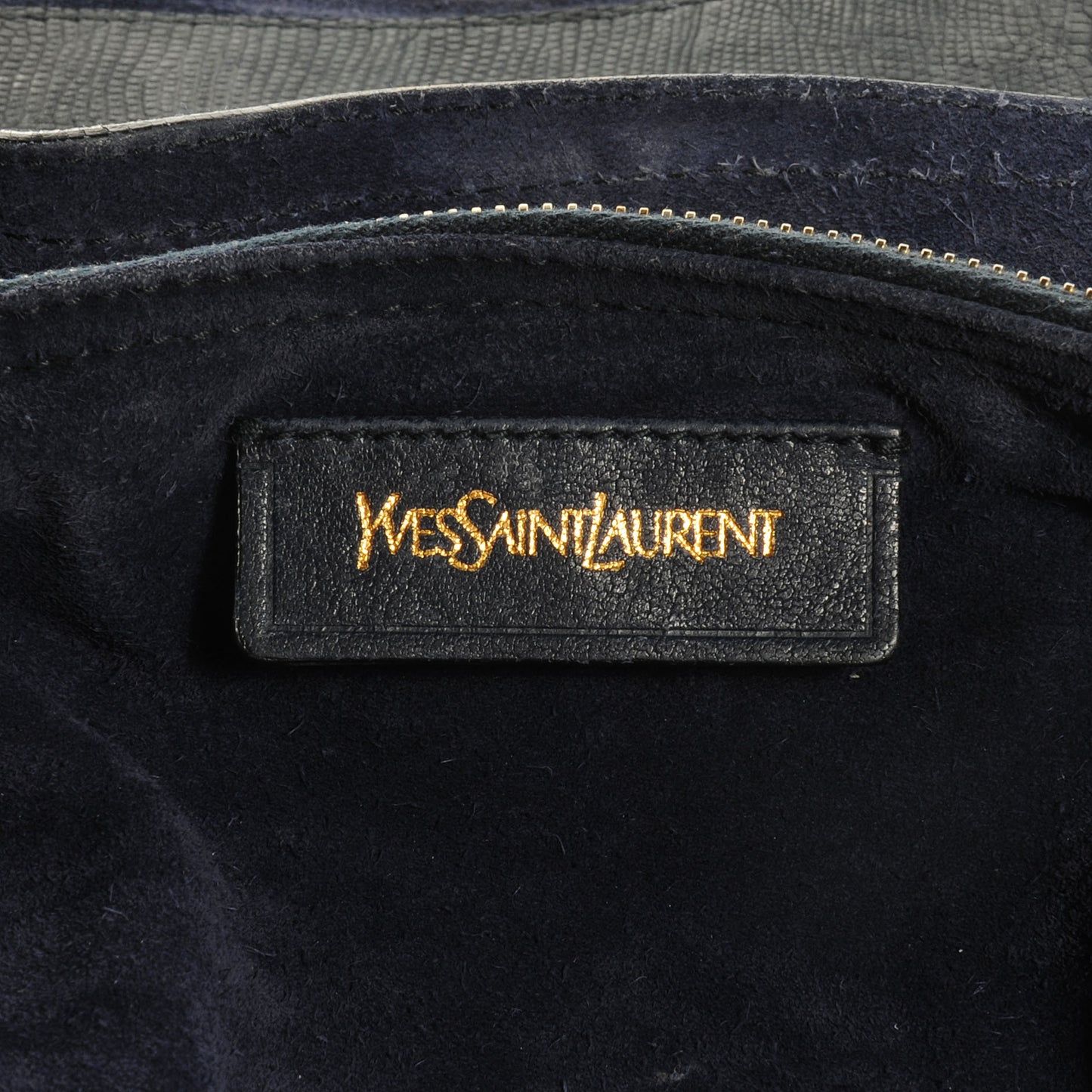 Leather Lizard Embossed Muse Two Blue