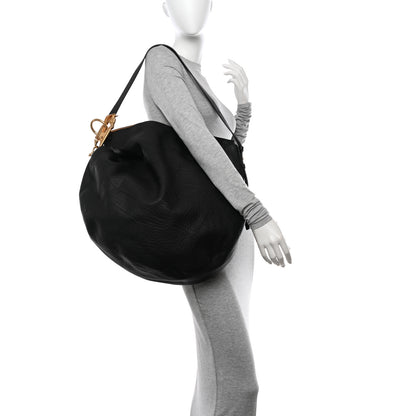 Burberry Calfskin Large Knight Bag Black 2 of 9