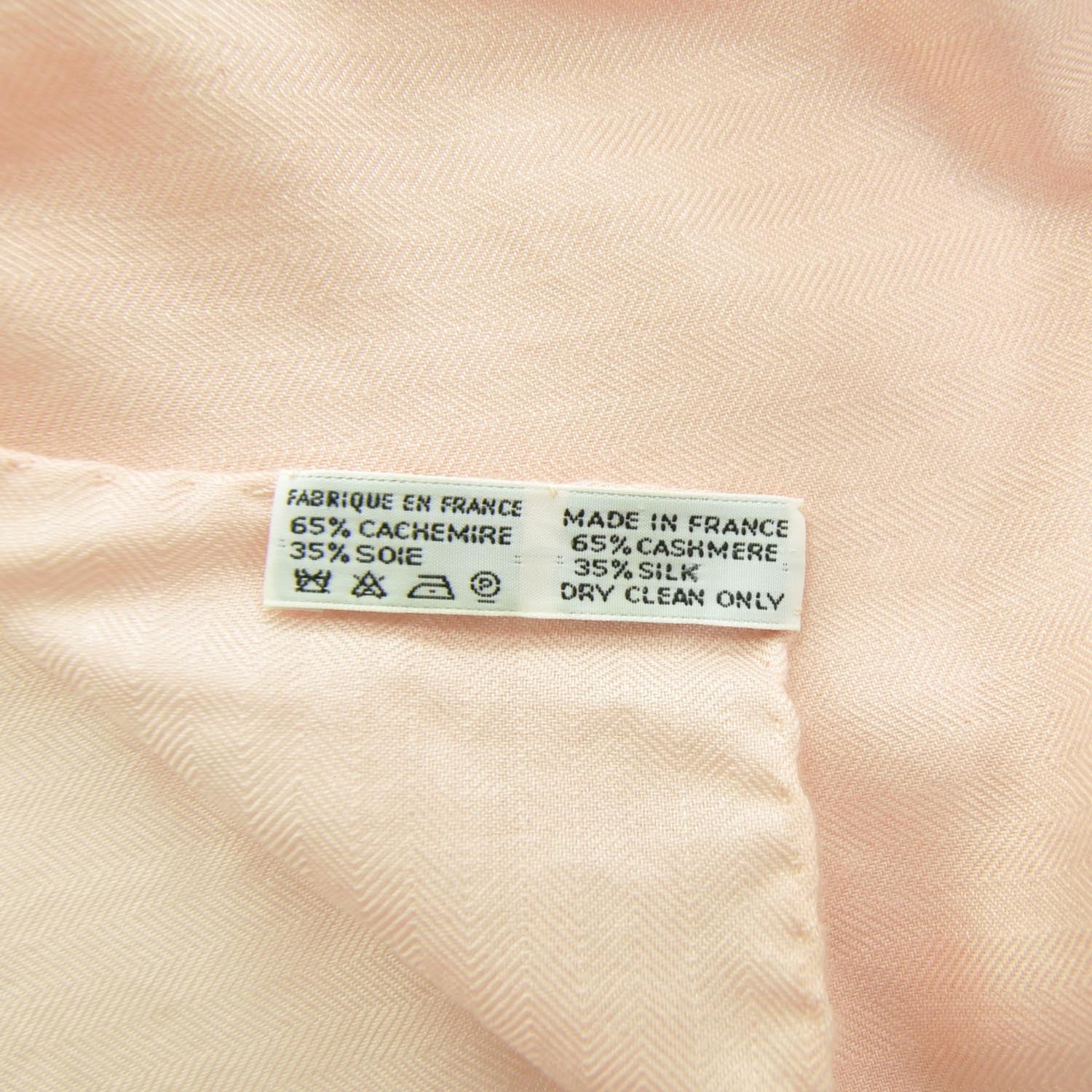 Hermes Cashmere Silk Fleurs et Plumes Shawl 140 8 of 9