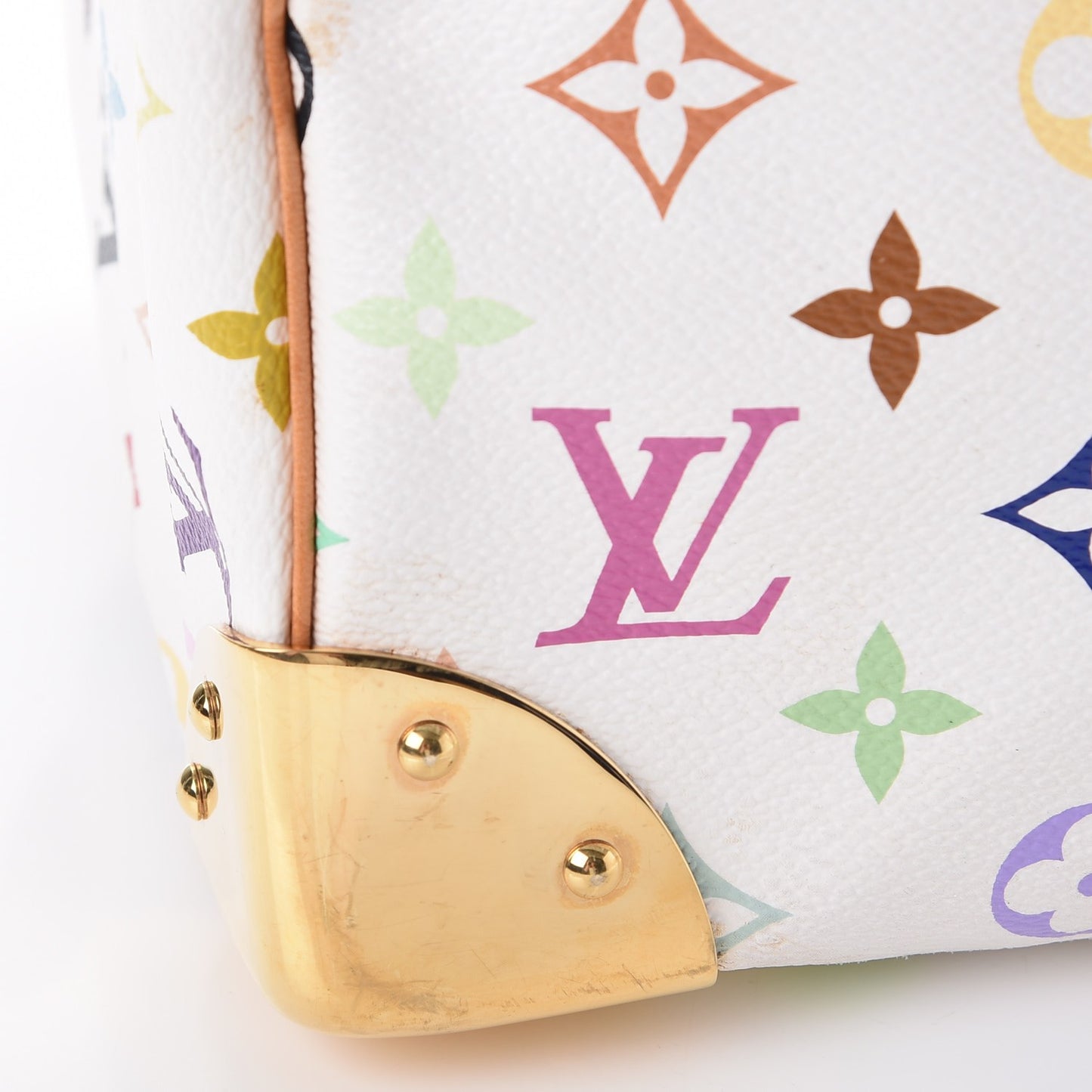 Monogram Multicolor Speedy 30 White