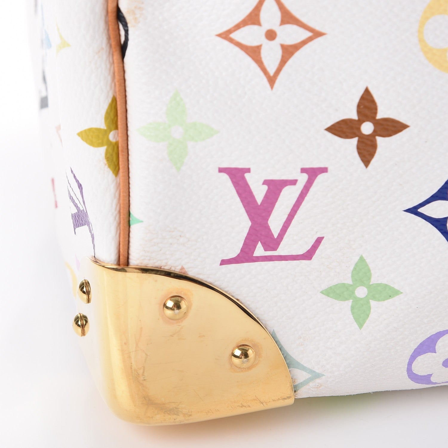Louis Vuitton Monogram Multicolor Speedy 30 White 13 of 14