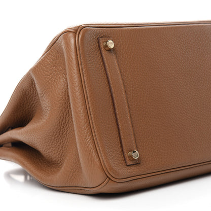 Hermes Taurillon Clemence Birkin 35 Alezan 6 of 12